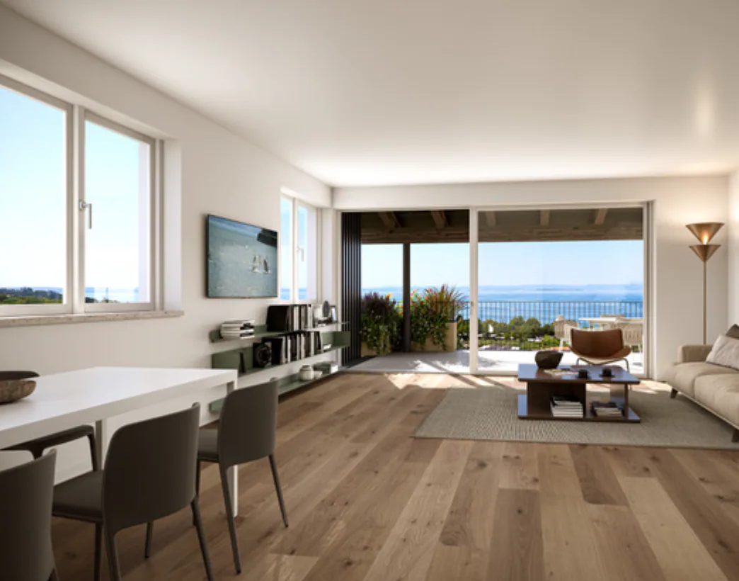 Appartamento con piscina e vista lago a Lazise: foto 5
