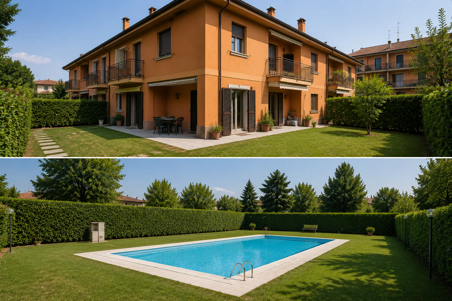 Trilocale con piscina a Manerba del Garda – foto principale