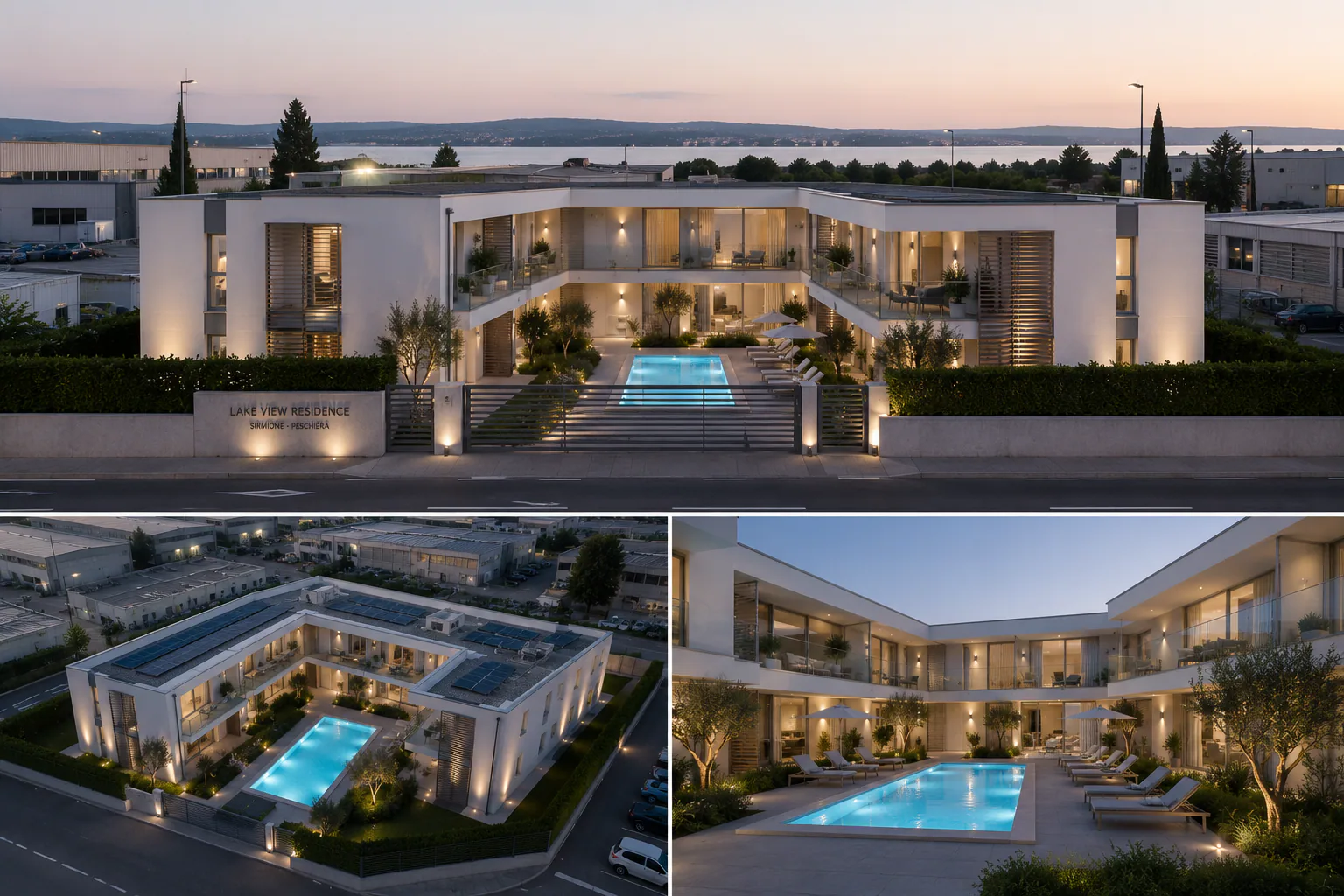 Appartamento con piscina e vista lago a Peschiera del Garda – foto principale