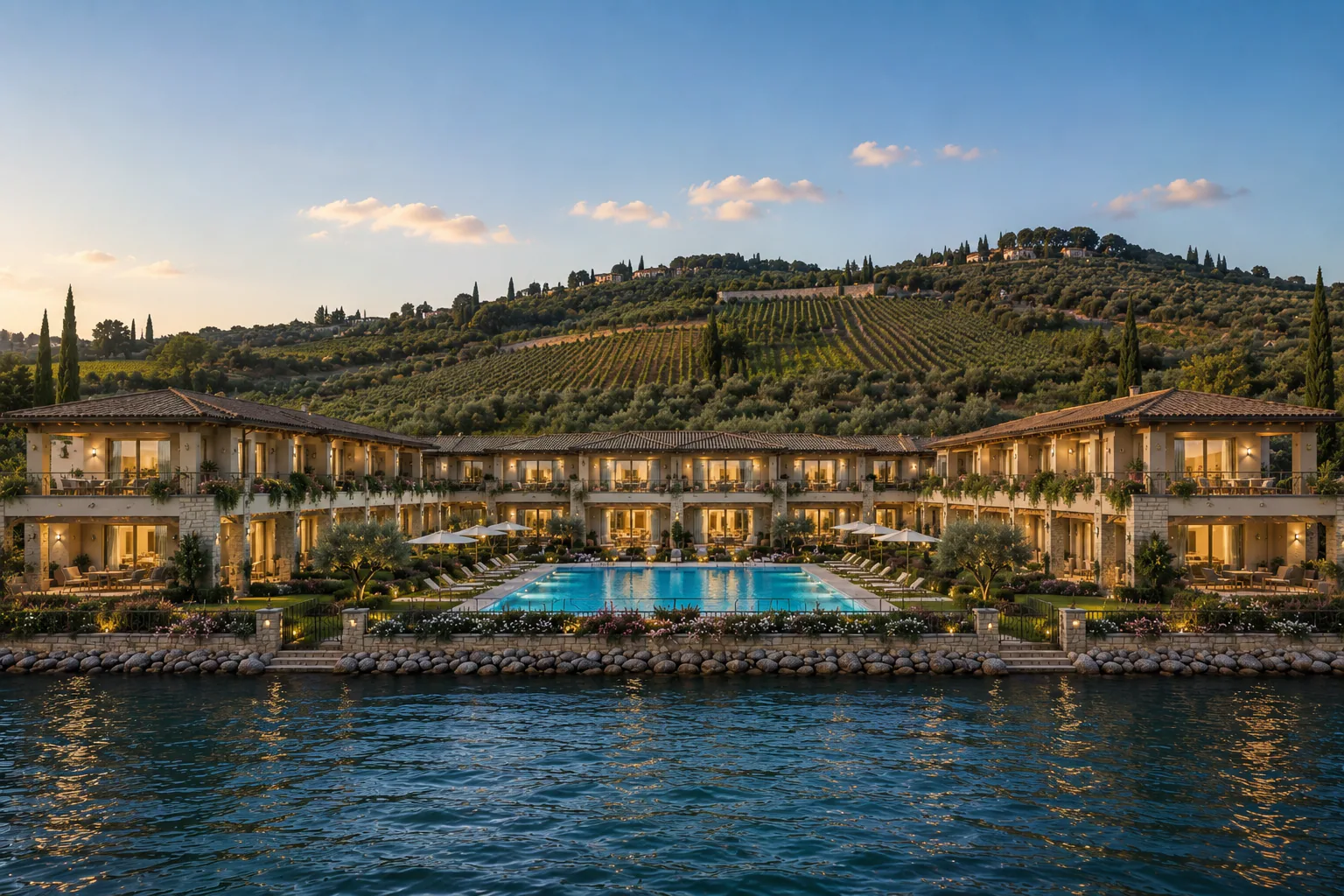Appartamento con piscina e vista lago a Peschiera del Garda – foto principale