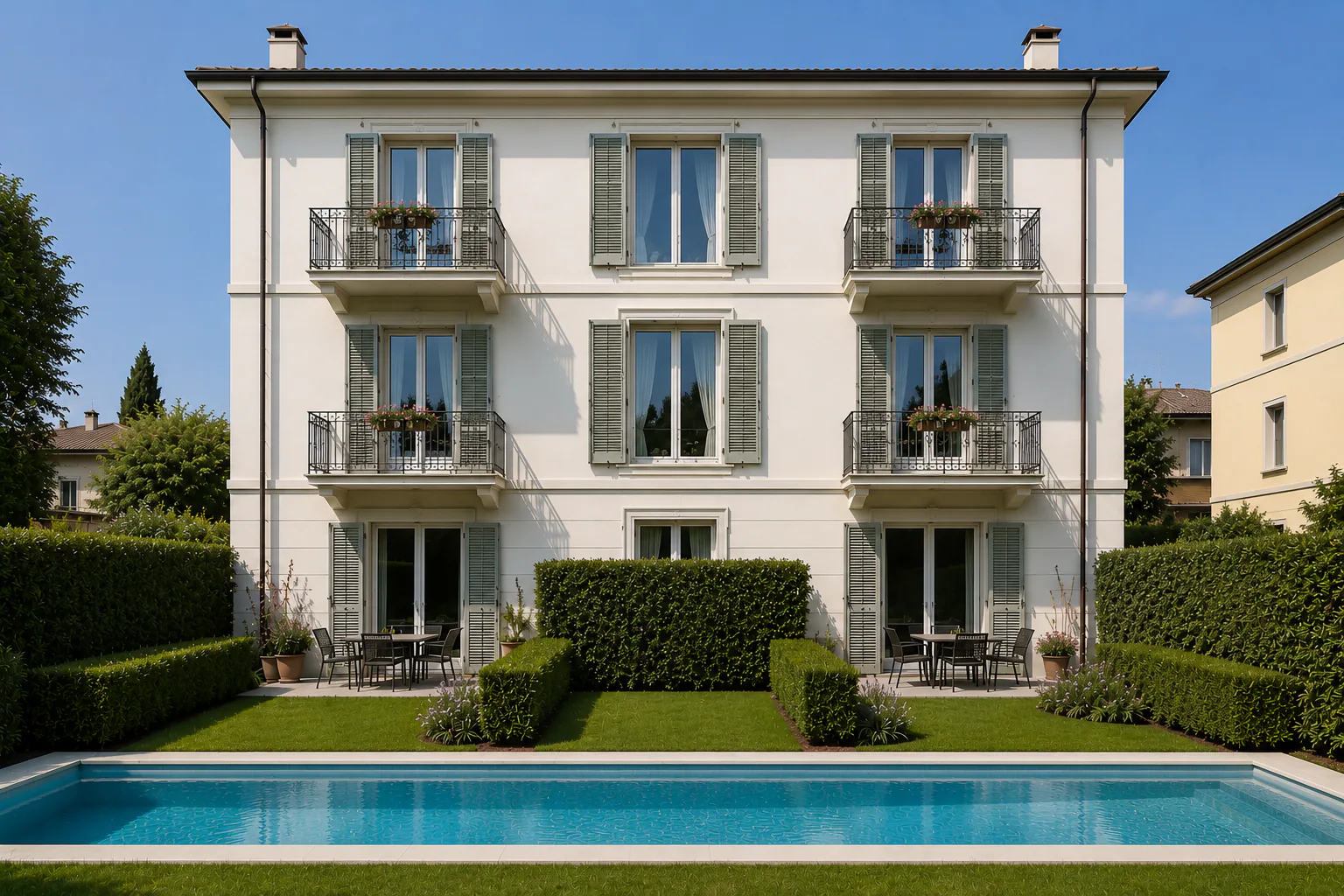 Trilocale con piscina a Desenzano del Garda – foto principale