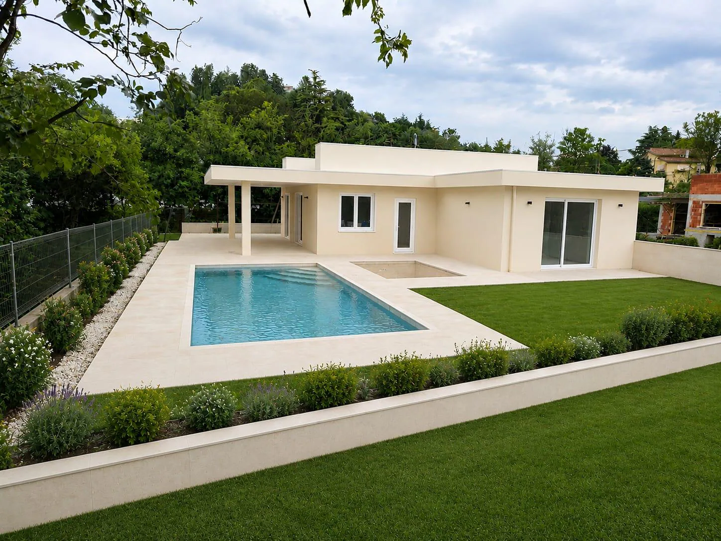 Villa con piscina e vista lago a Soiano del Lago – foto principale